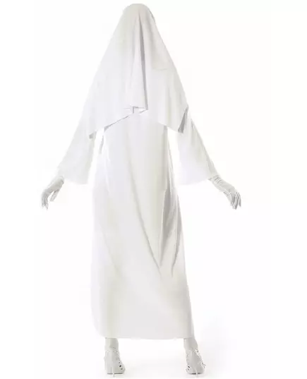 Déguisement nonne blanche fantôme femme, Taille: Medium (38–40), image 2