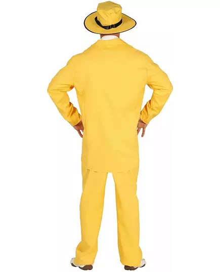 Déguisement gangster jaune adulte, image 2