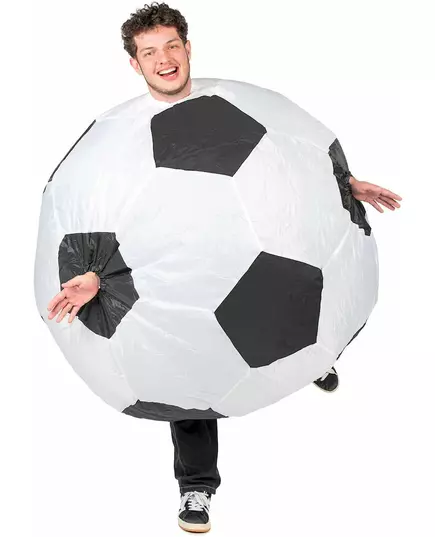 Opblaasbaar voetbalkostuum voor volwassenen, image 2