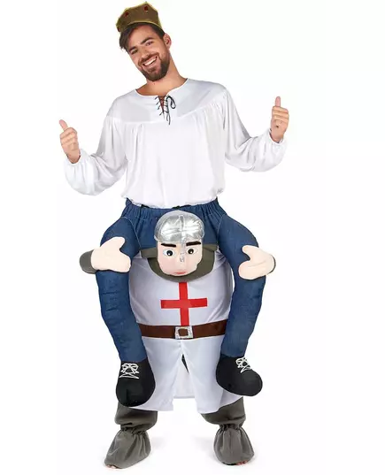 Déguisement à dos de chevalier adulte, image 2