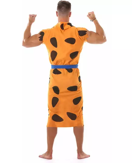 Oranje holbewoner kostuum voor volwassenen, image 2