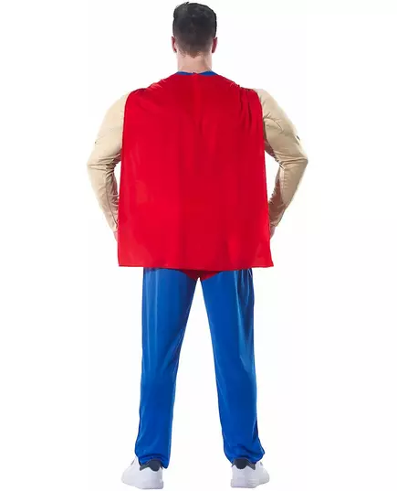 Beerman kostuum mannen blauw rood, Maat: Large (52–54), image 2