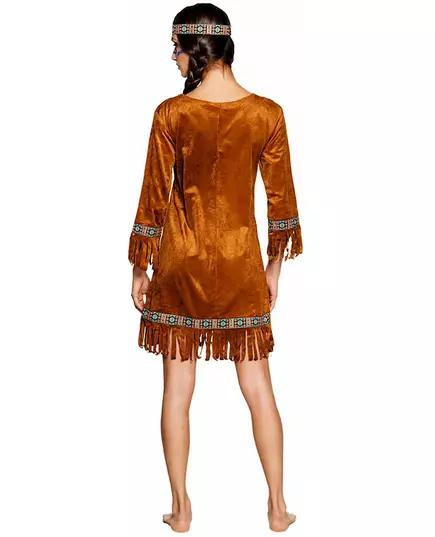 Déguisement indienne faux daim femme, image 2