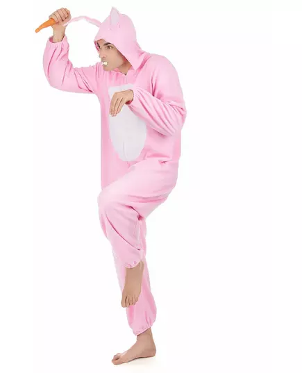 Déguisement lapin rose Homme, image 2