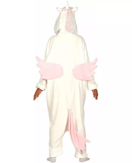 Déguisement licorne blanche et rose adulte, image 2