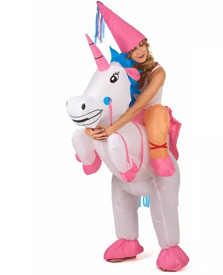 Déguisement licorne gonflable adulte, image 2