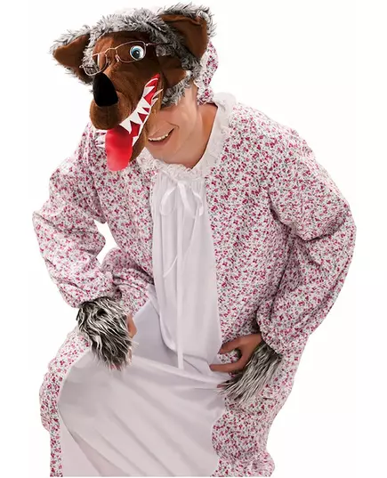 Oma-kostuum van de boze wolf voor volwassenen, image 2