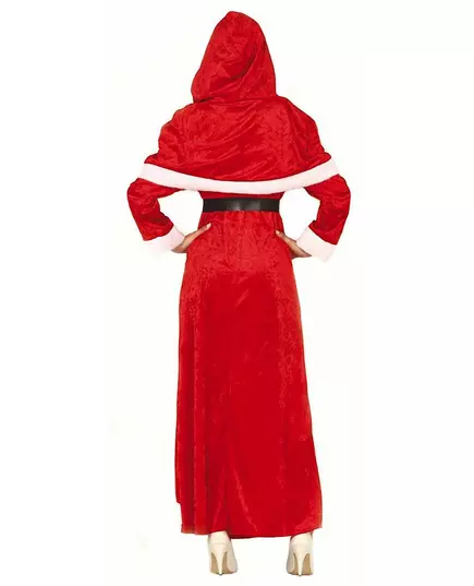 Vermomming Kerstvrouw lange jurk, Maat: Medium (38–40), image 2
