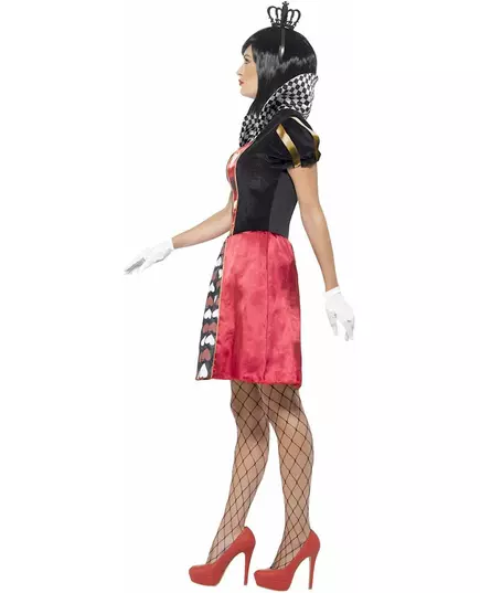 Déguisement miss reine des cartes coeurs femme, Taille: X-Small, image 2