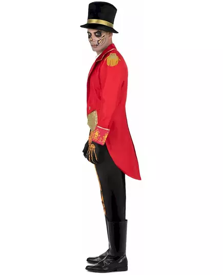 Déguisement Monsieur Loyal squelette homme, Taille: Small, image 2