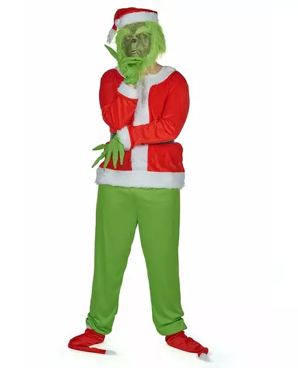 Groen Kerstmisbeest voor volwassenen, Maat: Medium/Large, image 2