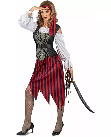 Déguisement Pirate gipsy femme, Taille: Small, image 2