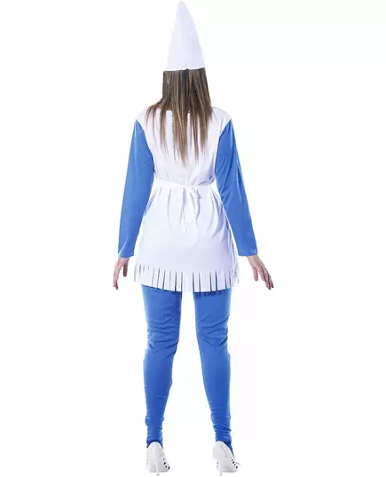 Déguisement robe nain bleu femme, Taille: Large (42–44), image 2