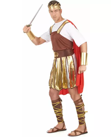 Déguisement gladiateur romain cape rouge homme, image 2