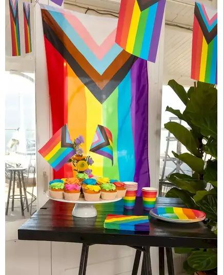 Drapeau arc en ciel LGBTQ+ 90 x 150 cm, image 2