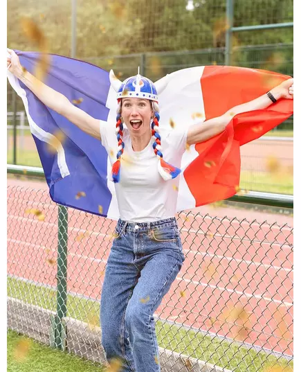 Drapeau supporter France 150 x 90 cm, image 2