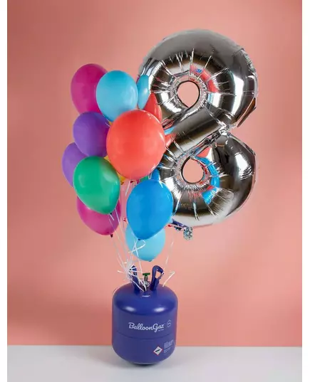 Grote heliumcilinder voor maximaal 85 ballonnen, image 2