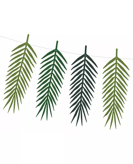 Guirlande de feuilles exotiques Aloha 1,25 m, image 2