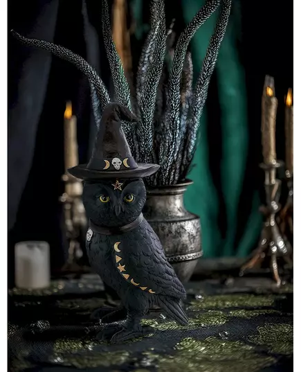 Hibou de sorcier occulte 31 cm, image 2