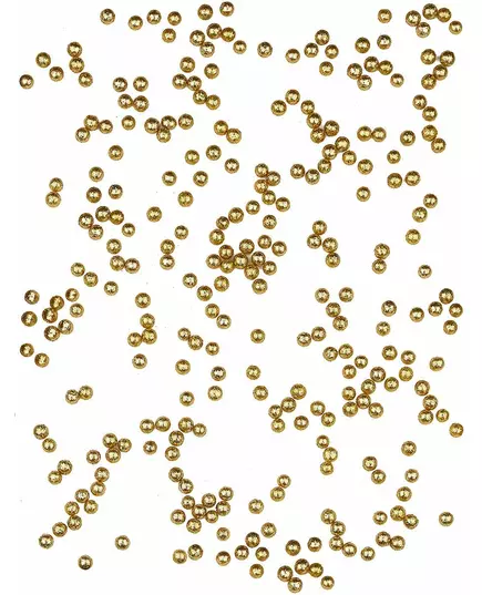 Mini gouden glitterballetjes 8 mm 10 gr, image 2