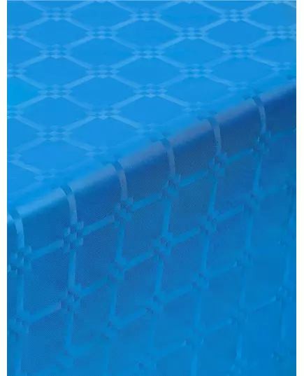 Blauwe damastpapieren rol tafelkleed 6 m, image 2