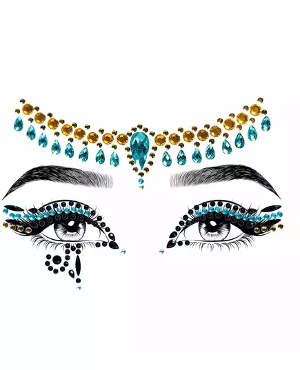 Bijoux pour visage adhésifs Cléopâtre, image 2
