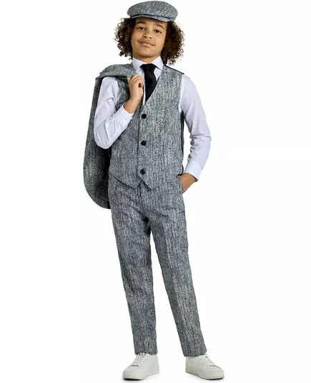 Mr. 20s Gangster Child Suitmeister-kostuum, Maat: 4–6 jaar (98–104 cm), image 2
