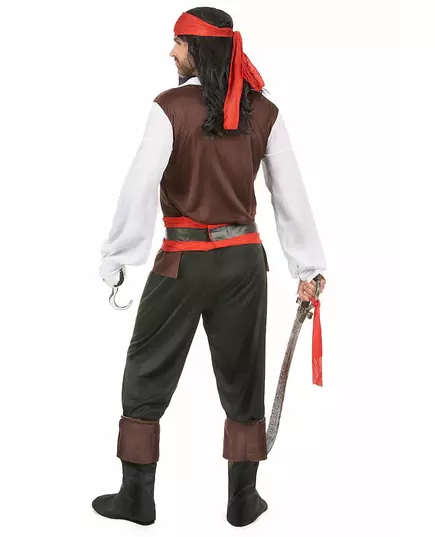 Exotisch piraten kostuum voor heren, Maat: XX-Large, image 2