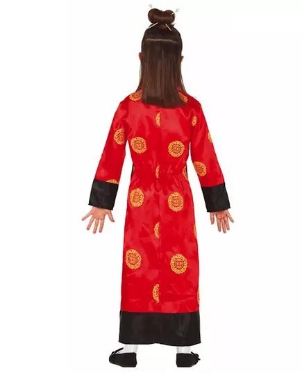 Rood Chinees kostuum voor meisjes, Maat: 3–4 jaar (95–105 cm), image 2