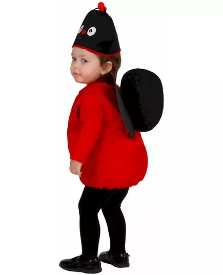 Klein lieveheersbeestje pak met hoedje voor meisjes, image 2