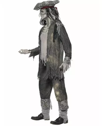Spook piraten kostuum voor mannen Halloween, Maat: X-Large, image 2