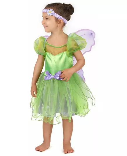 Groene met paarse fee outfit voor meisjes, Maat: 3–4 jaar (S), image 2