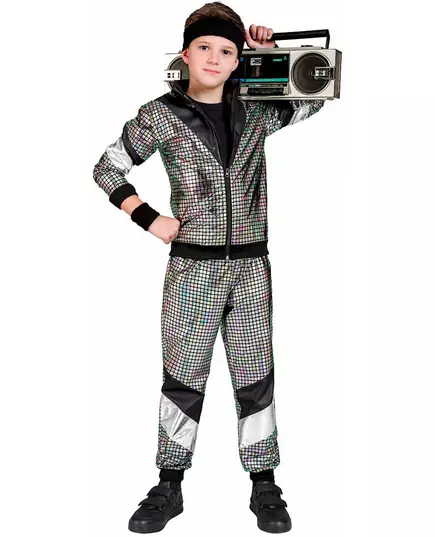 80s disco joggingkostuum voor kinderen, image 2