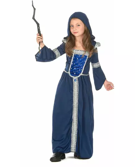 Déguisement magicienne bleu nuit fille, image 2