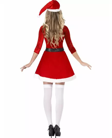 Déguisement Mère Noël boléro femme, Taille: Medium, image 2