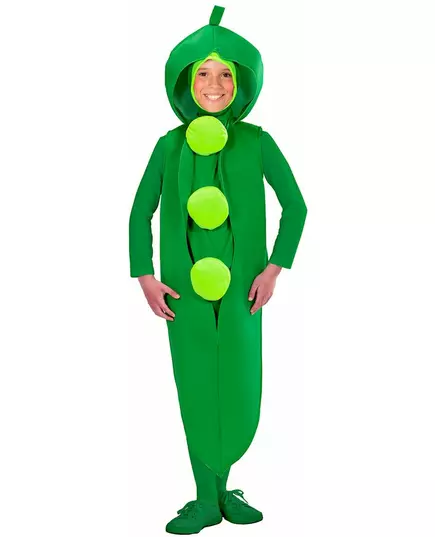 Grappig sperzieboon met erwten pak voor kinderen, Maat: 8–10 jaar (140 cm), image 2