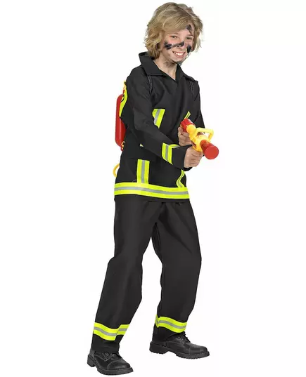 Déguisement pompier Allemand enfant, Taille: 4–5 ans (116 cm), image 2