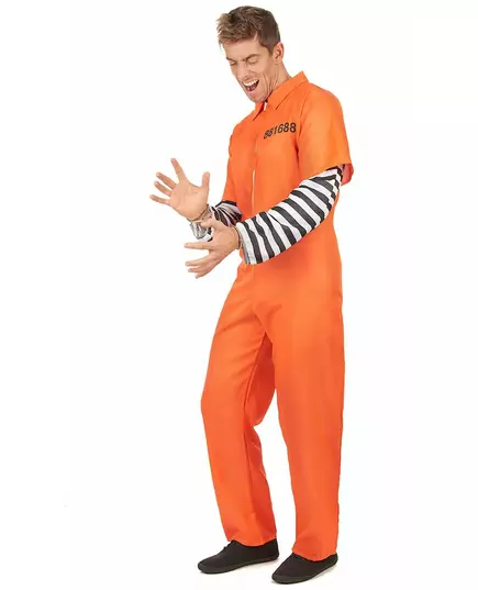 Déguisement prisonnier homme, Taille: Large, image 2