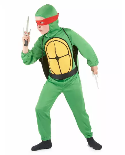 Déguisement tortue combattante garçon, Taille: 7–9 ans (120–130 cm), image 2