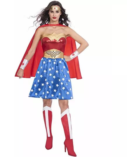 Klassiek Wonder Woman™ dameskostuum, Maat: Small, image 2
