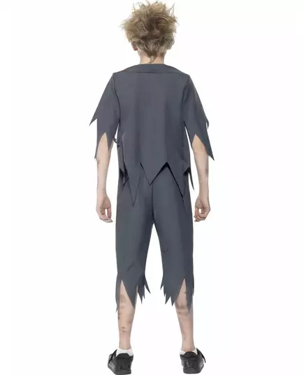 Verkleedkostuum Zombie scholier voor jongens Halloween outfit, Maat: 13–15 jaar, image 2