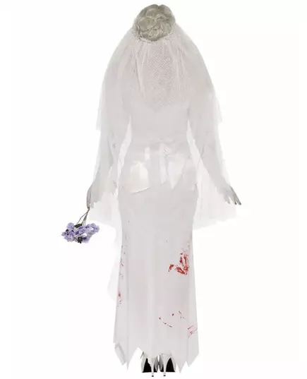 Déguisement zombie mariée femme Halloween, Taille: Medium, image 2