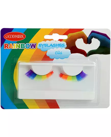 Faux cils courts multicolores adulte, image 2