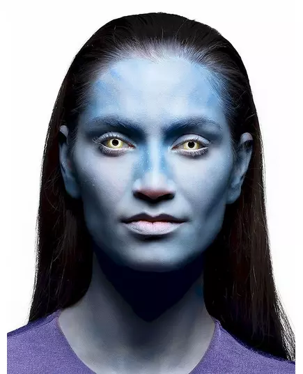 Gele cirkels contactlenzen voor volwassenen, image 2