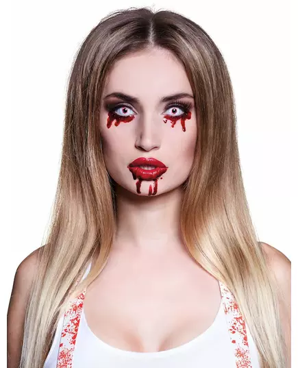 Contactlenzen van bebloede ogen voor volwassen Halloween, image 2