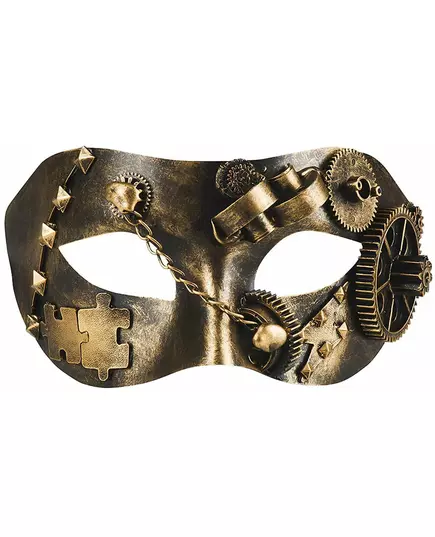 Loup steampunk rouages adulte, image 2