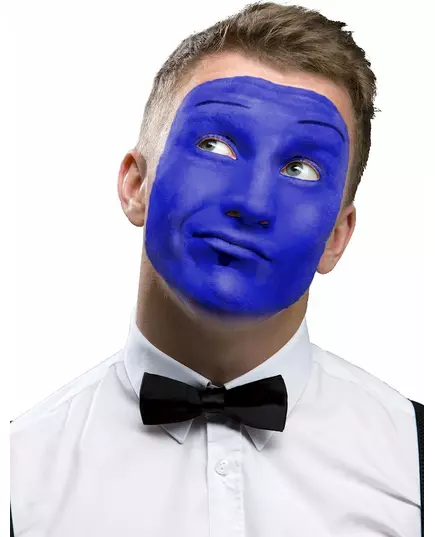 Blauwe schmink op waterbasis, image 2