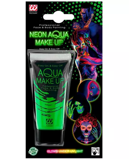 Fluorescerende groene neon make-up 30 ml, image 2