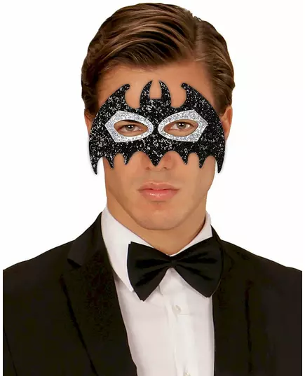 Miss Glitter vleermuis oogmasker voor volwassenen, image 2