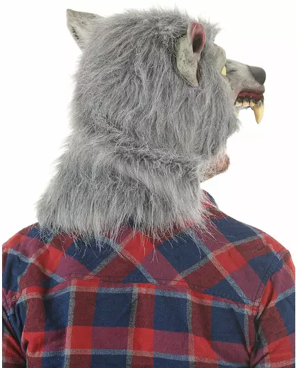Latex weerwolf masker voor volwassenen, image 2
